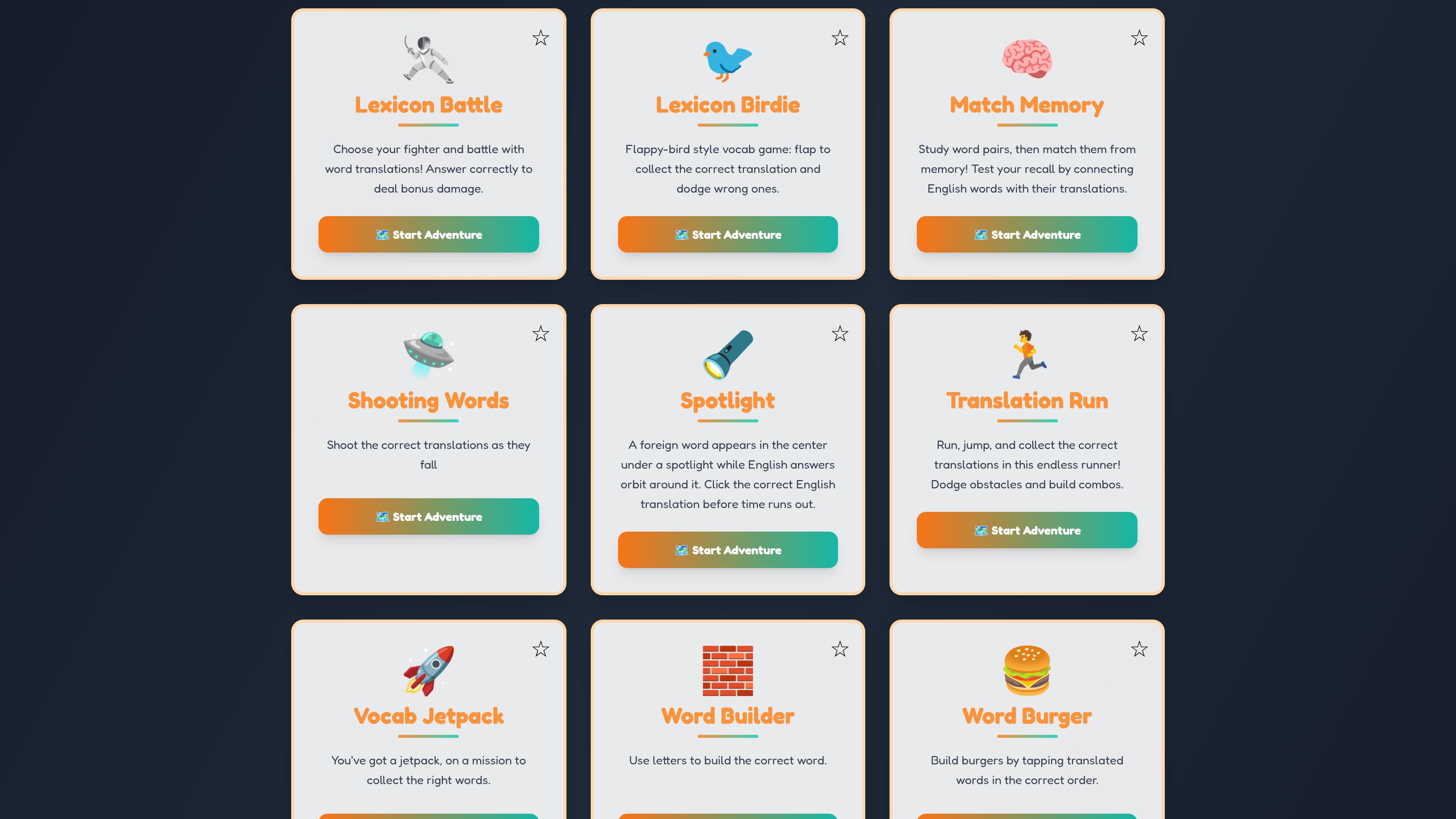 All Language Learning Games — 25 Free Vocabulary Games | Lexicon Empire